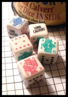 Dice : Dice - Poker Dice - Poker Dice Lord Calvert Logo - Ebay Aug 2010